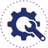 IT outsourcing and managed support services icon